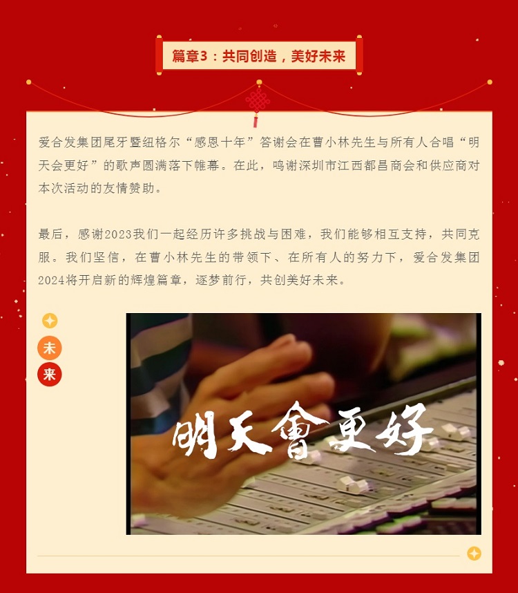 篇章3：共同創(chuàng)造，美好未來